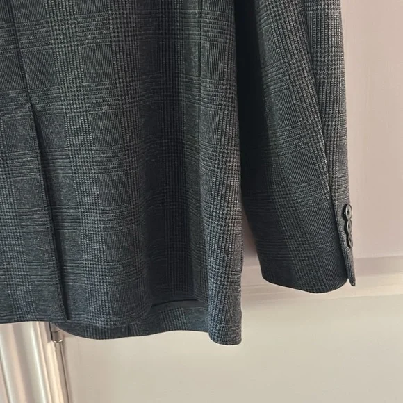 NWT Uniqlo grey comfort 2b jacket plaid xs - Picture 11 of 13